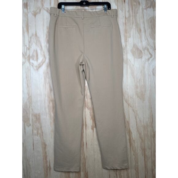 Chico's So Slimming Tan Zipper Button Closure Pants Size 14/2.5 Large - Picture 4 of 7